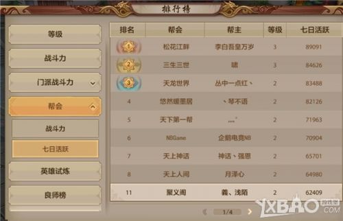 天龙八部手游帮会玩法汇总 帮会功能任务福利一览插图3